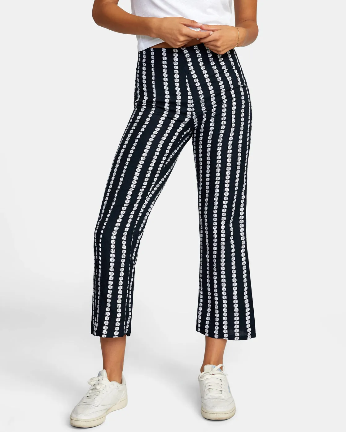 Drip High-Waisted Pants - RVCA Black