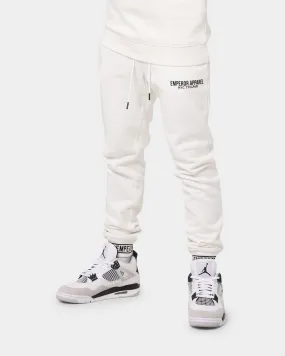 Emperor Apparel Faded Sweat Pants White