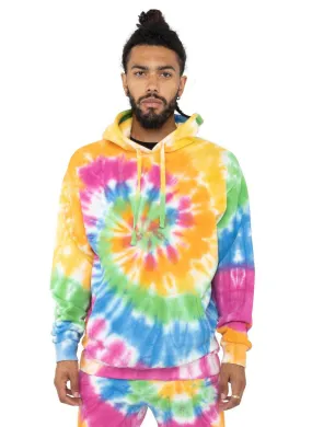 EPTM Men's Multi Tie Dye Hoodie