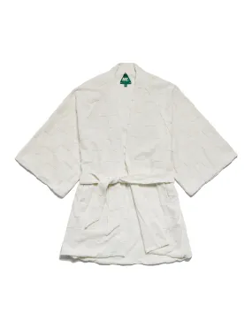 Estelle Terrycloth Check Robe - Butter