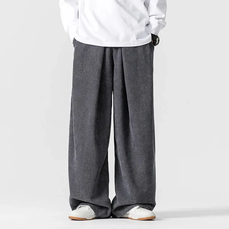 FUJI WIDE-LEG CORDUROY SWEATPANTS