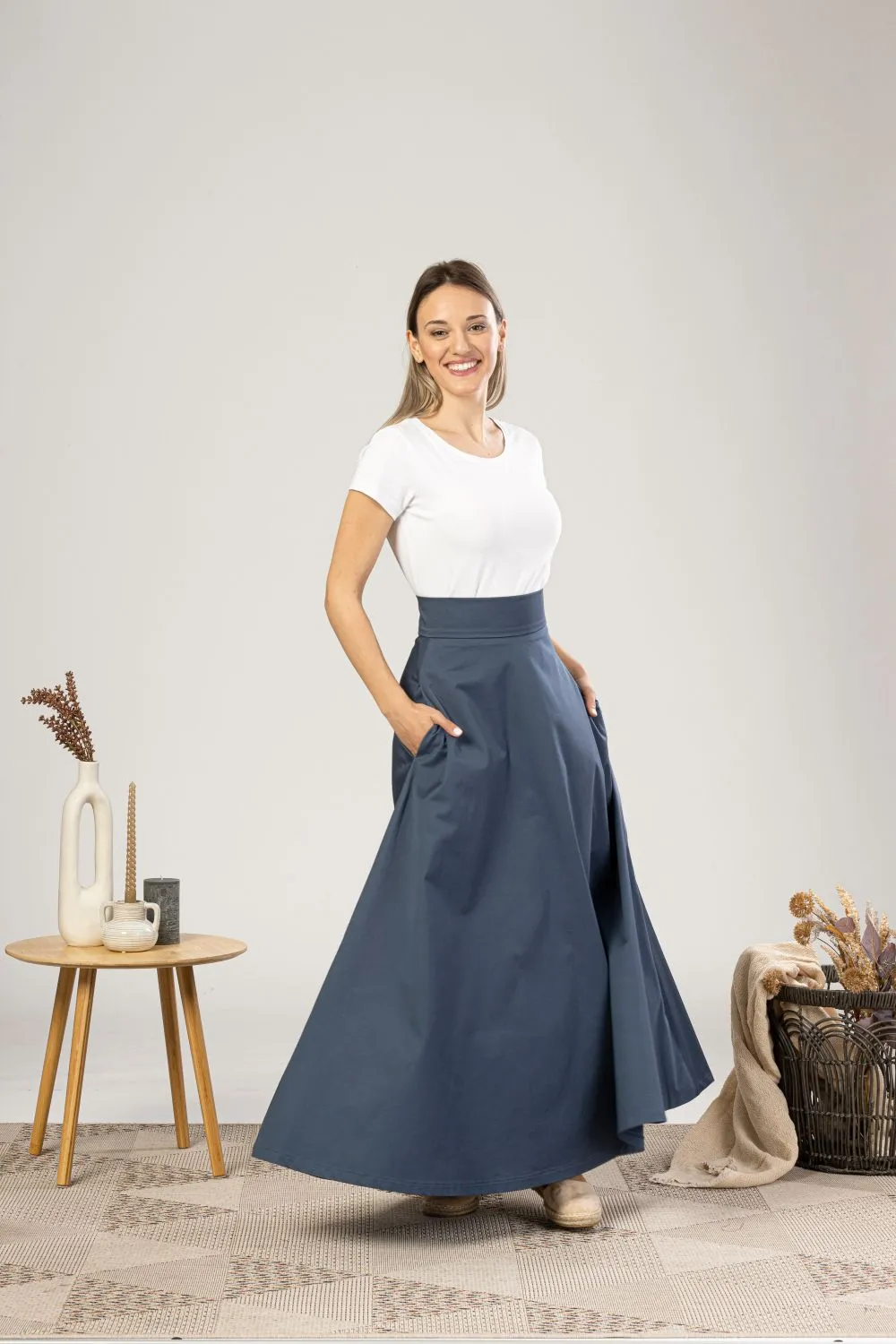 Gentle Bell-Shaped Summer Skirt