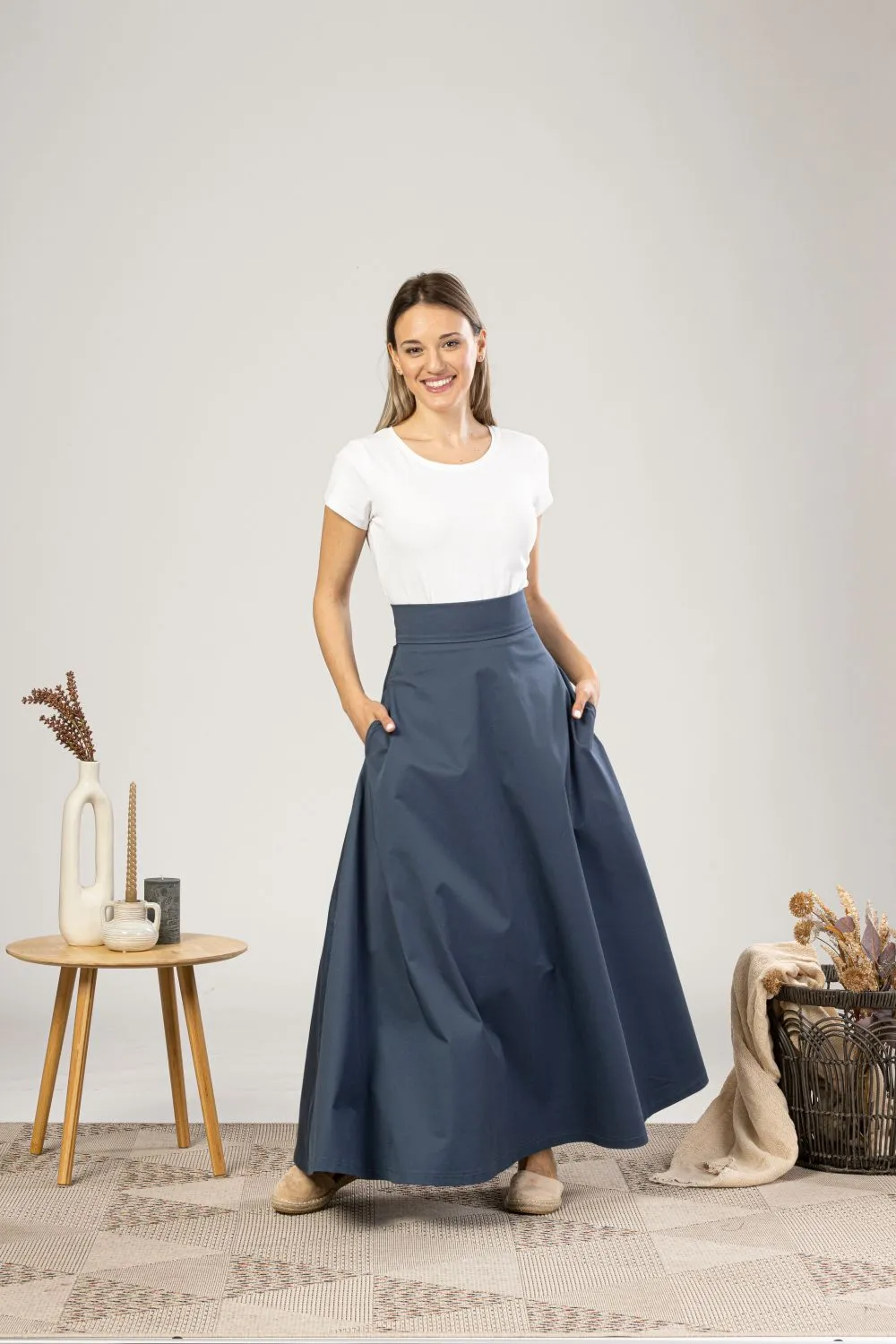 Gentle Bell-Shaped Summer Skirt