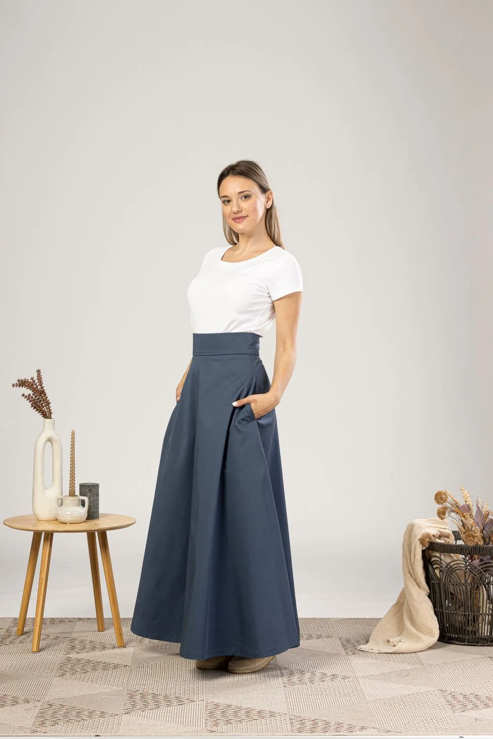 Gentle Bell-Shaped Summer Skirt