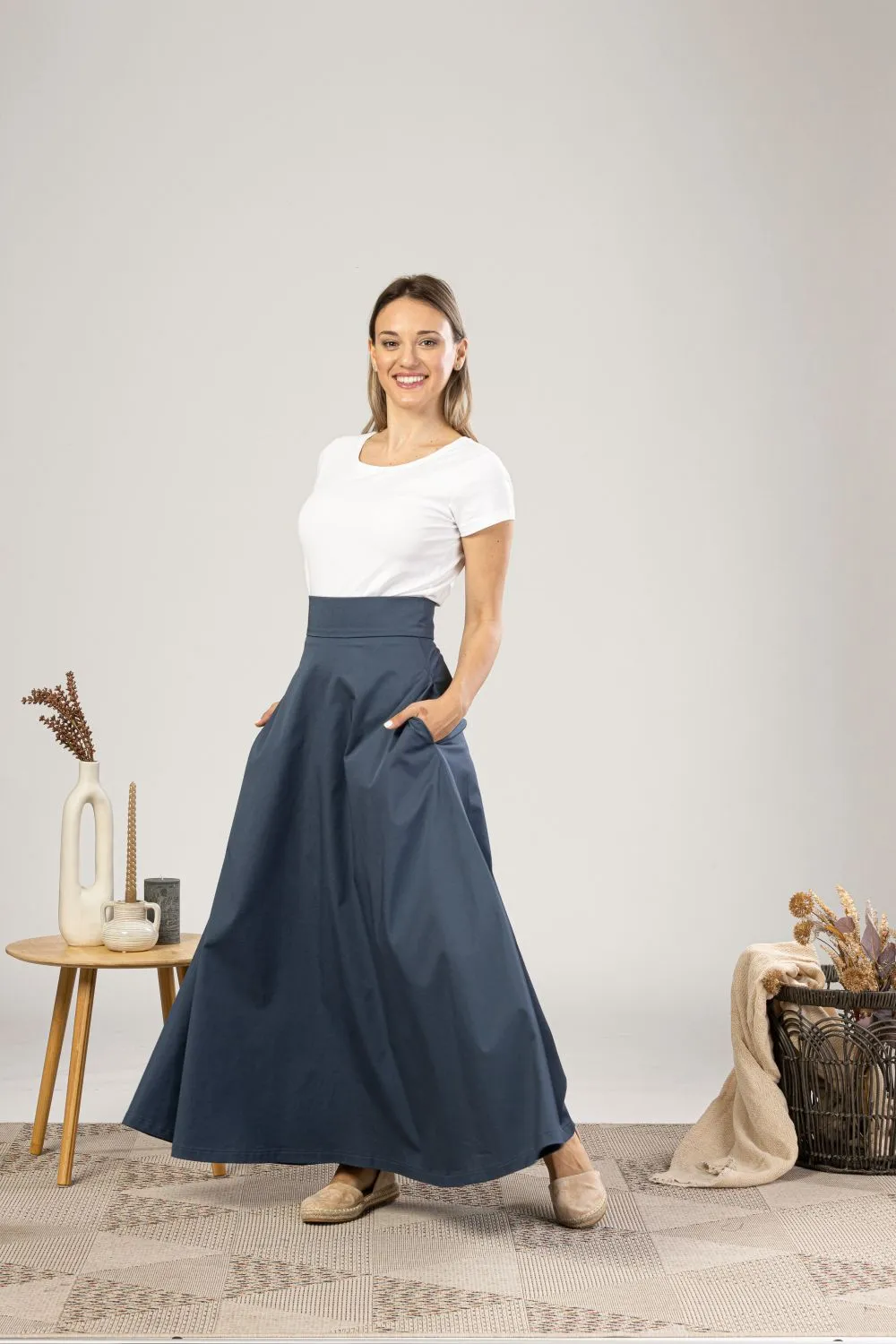 Gentle Bell-Shaped Summer Skirt