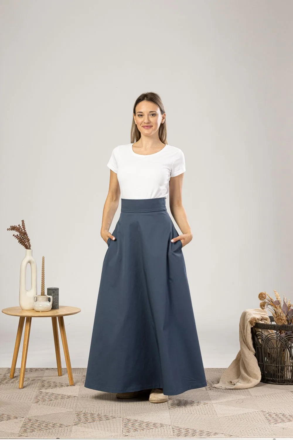 Gentle Bell-Shaped Summer Skirt