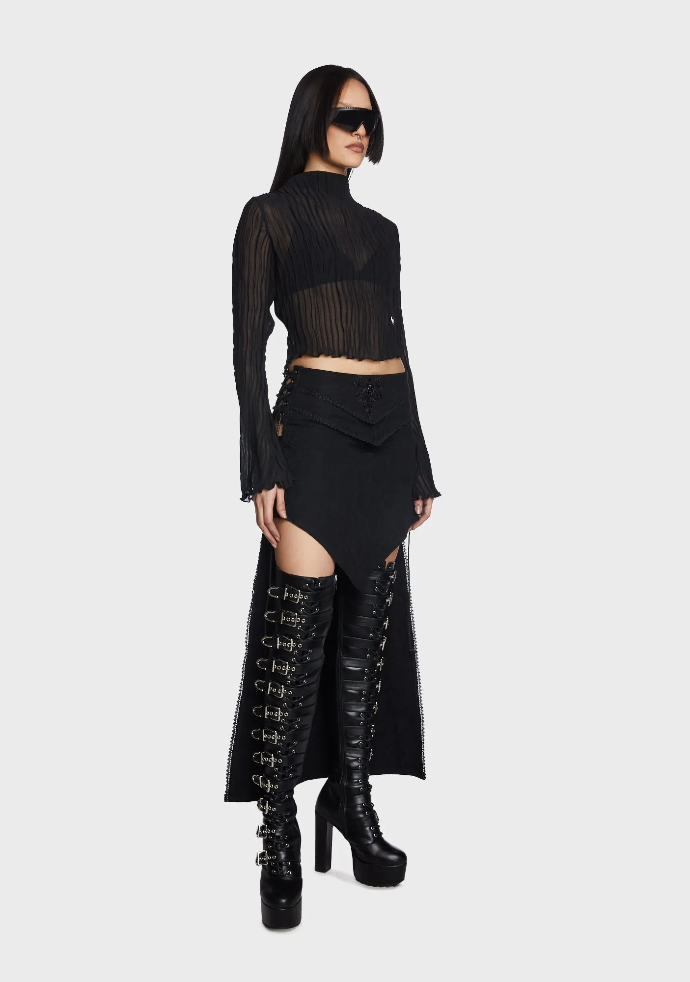 Gothic Jacquard Skirt