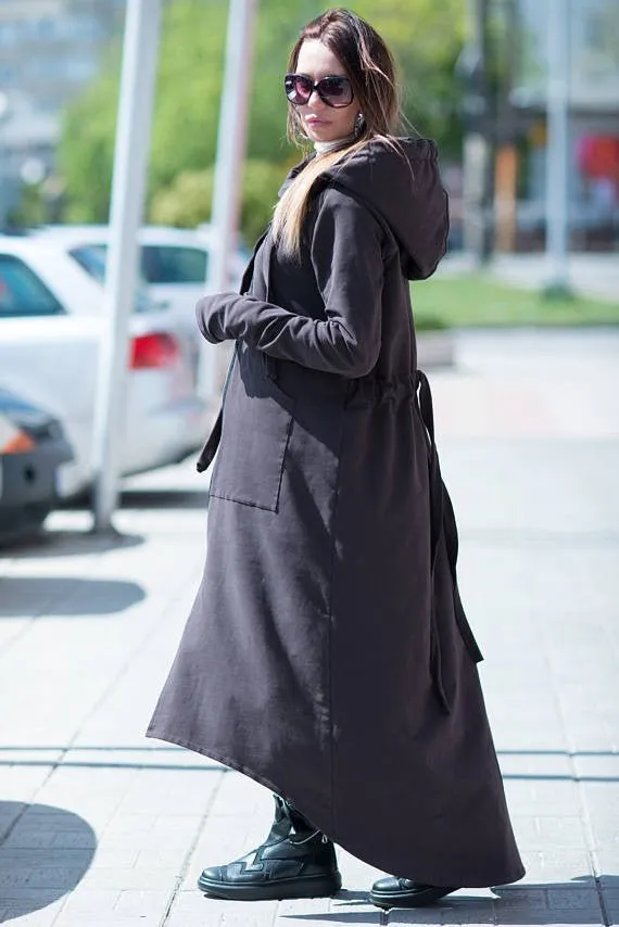 Hooded Long Jacket BETHANY