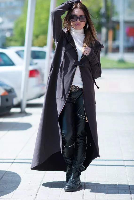 Hooded Long Jacket BETHANY