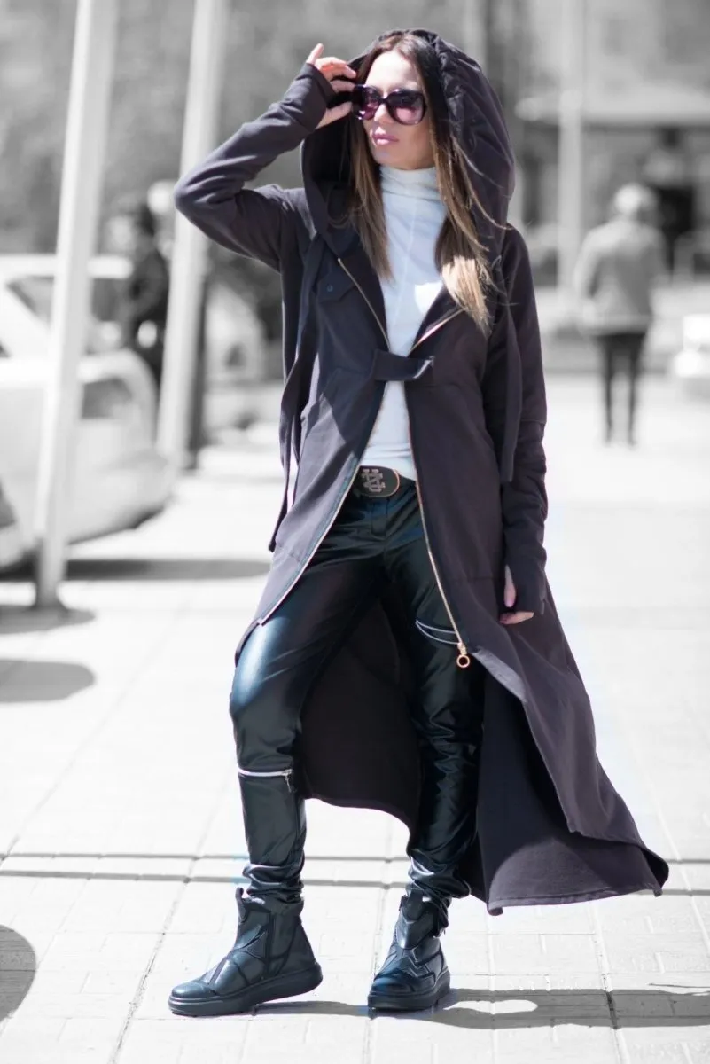 Hooded Long Jacket BETHANY