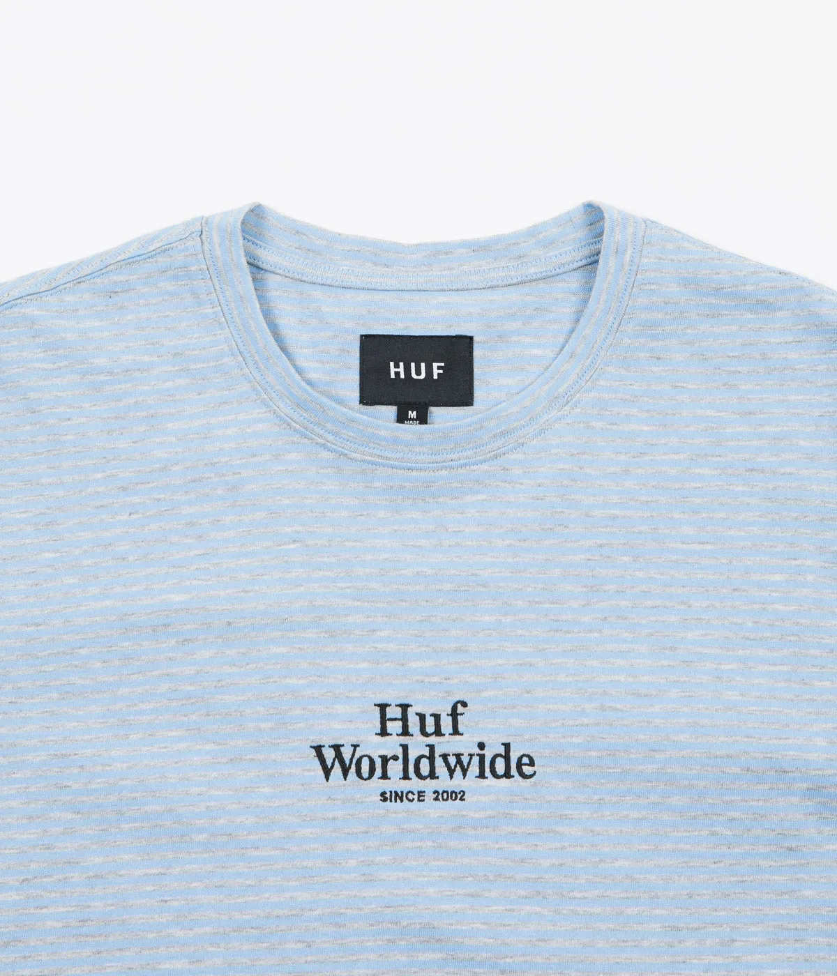 HUF Royal Stripe Long Sleeve Shirt - Blue / Grey Heather