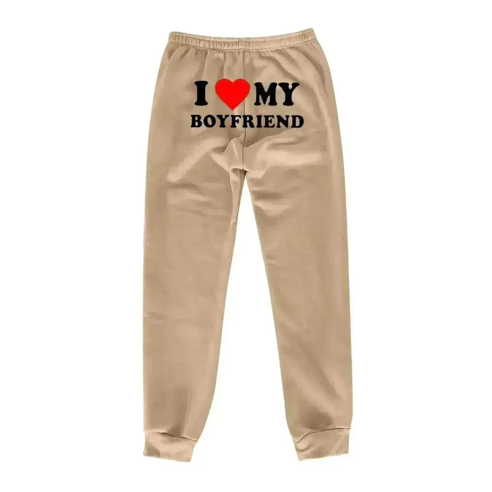 I Love MY BOYFRIEND Printed Trousers Casual Sweatpants Men And Women Sports Pants