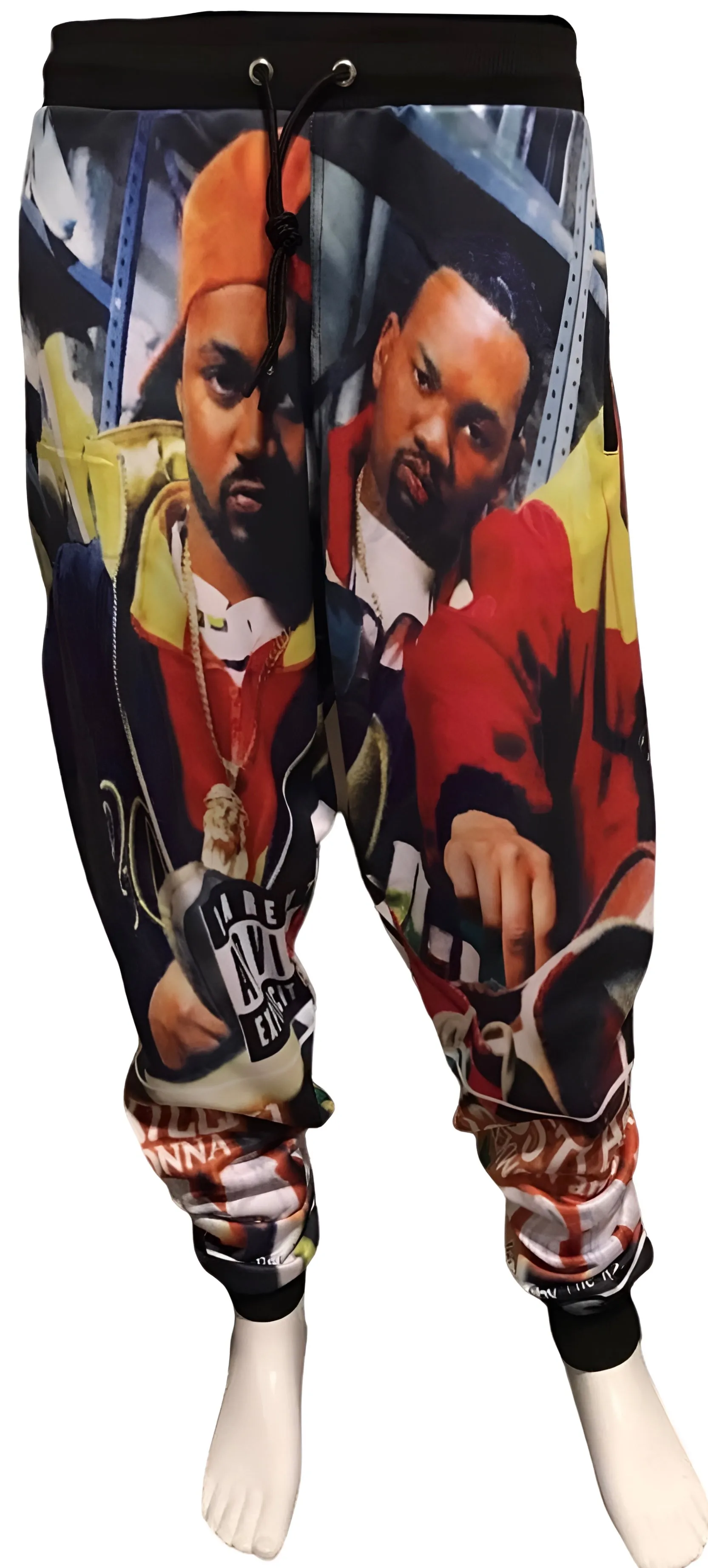 ^IRONMAN GHOSTFACE 1996^ (ALBUM COVER) JOGGER SWEATPANTS (FLEECE LINED)