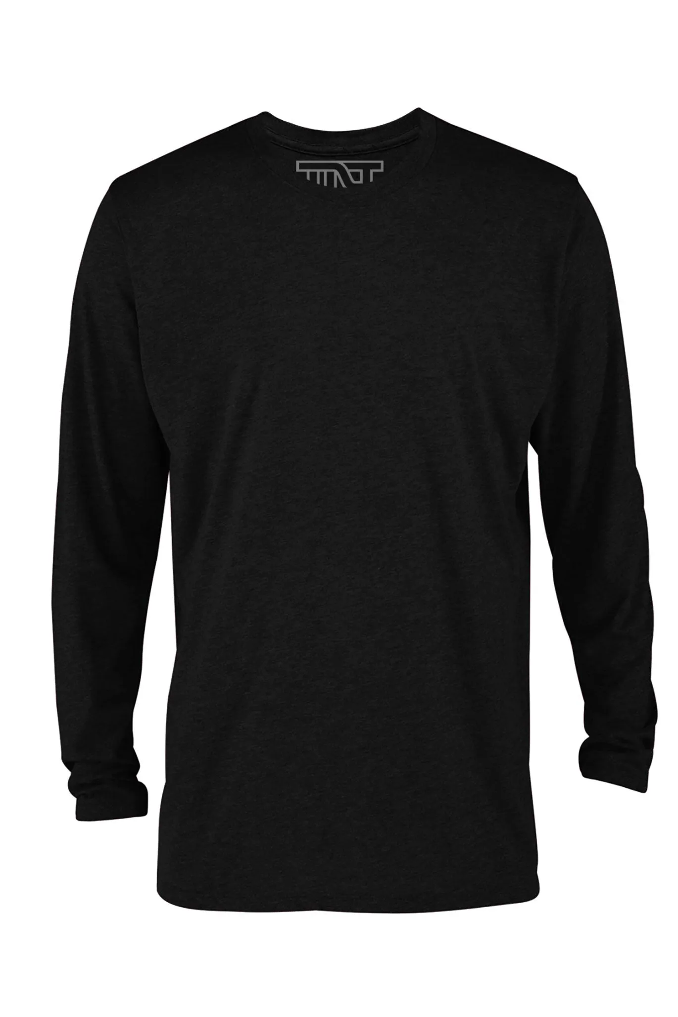 Jet Black Long Sleeve T-Shirt - Black