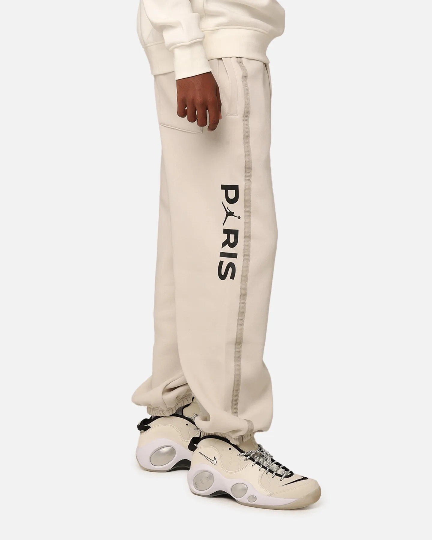 Jordan X Paris Saint-Germain Fleece Pants Light Bone/Black