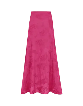 Jordana Long Skirt - Orchid