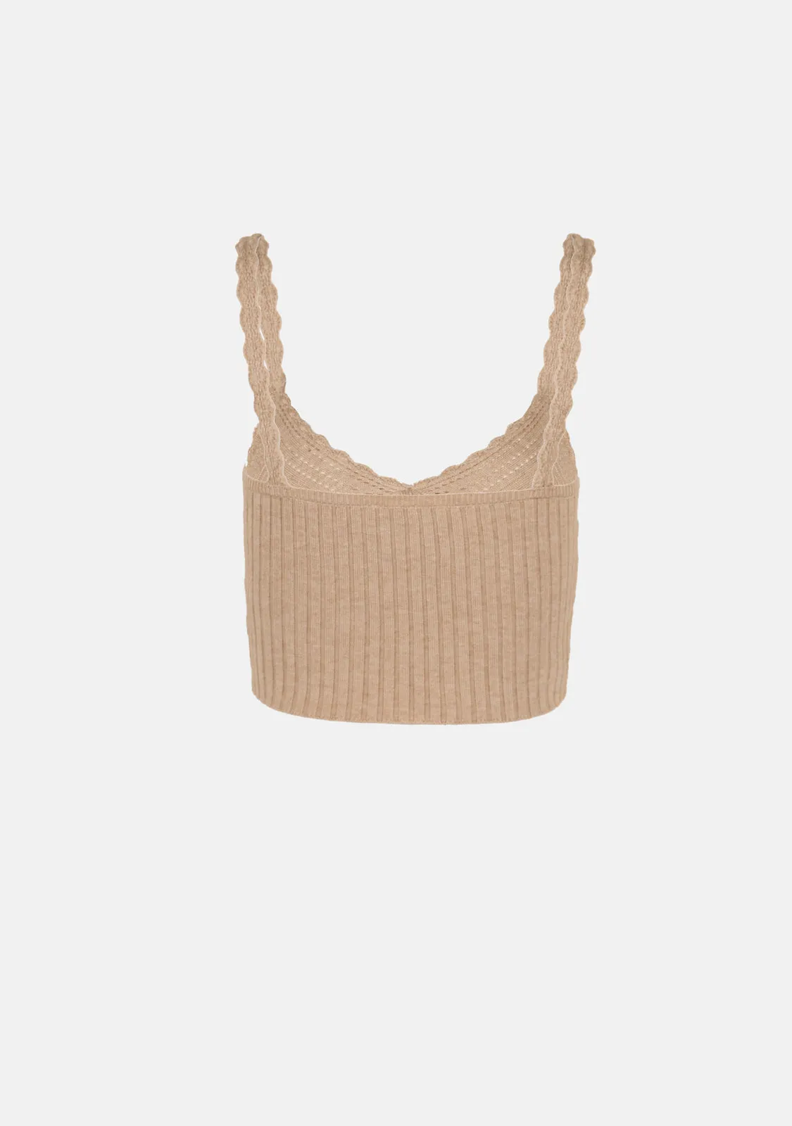 Knit Cami Crop Top