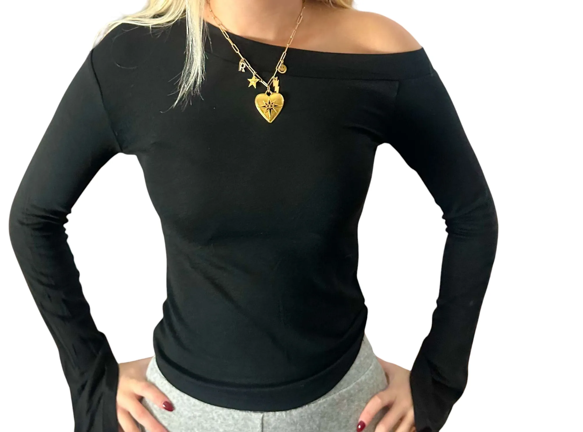 Libby top black