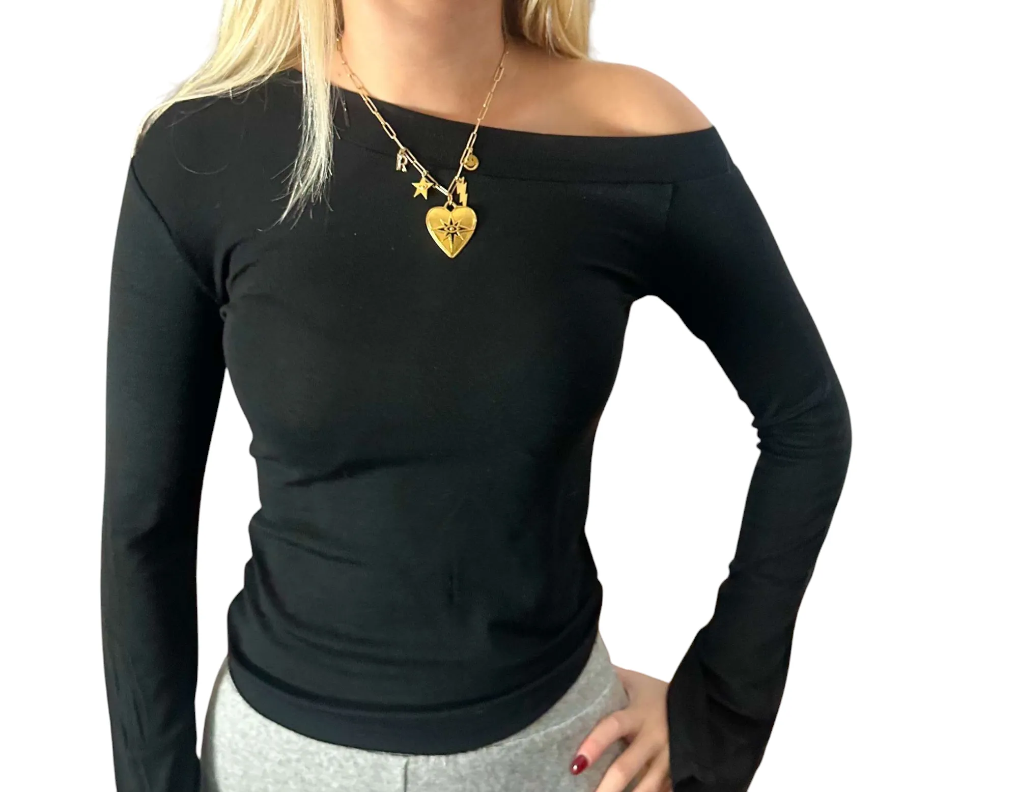 Libby top black