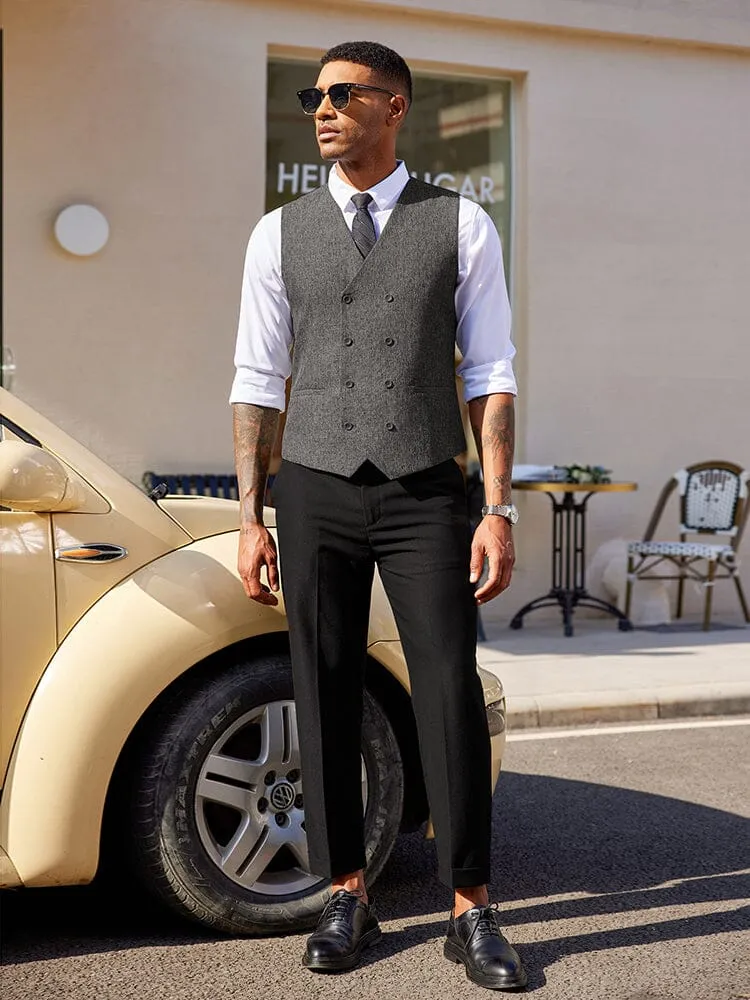 Lightweight Double Breasted Suit Vest (US Only)