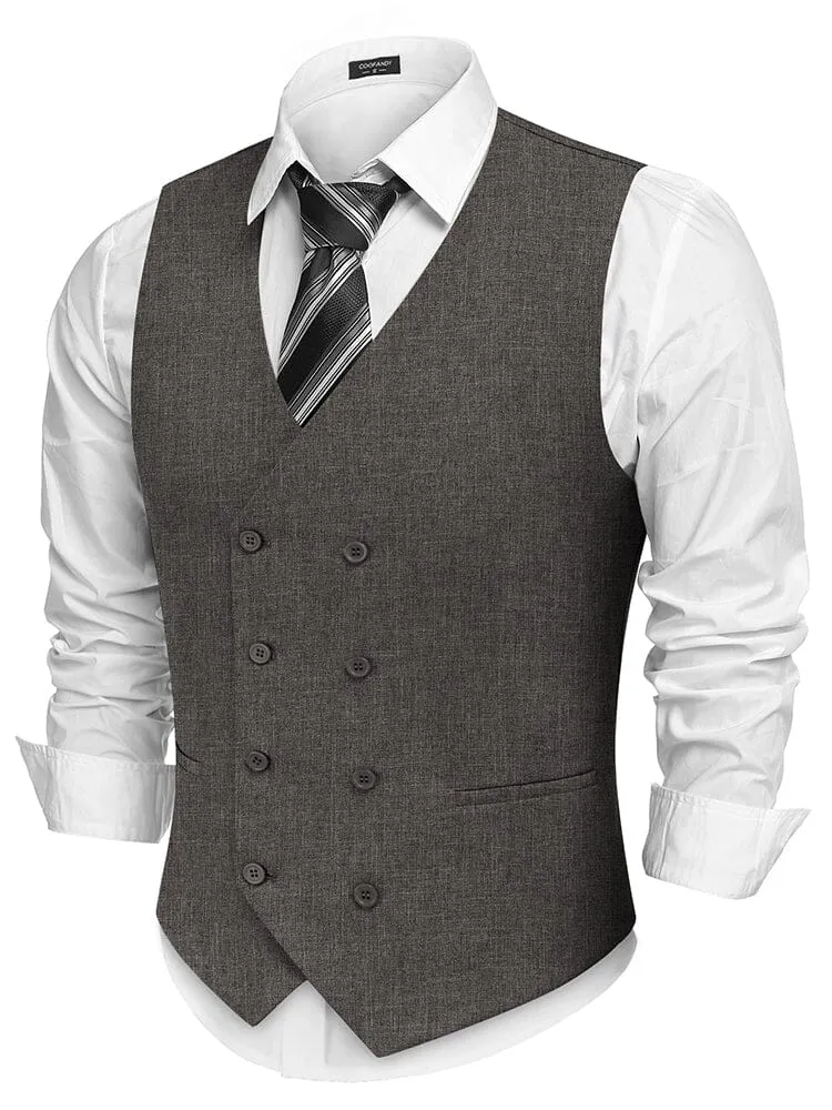 Lightweight Double Breasted Suit Vest (US Only)