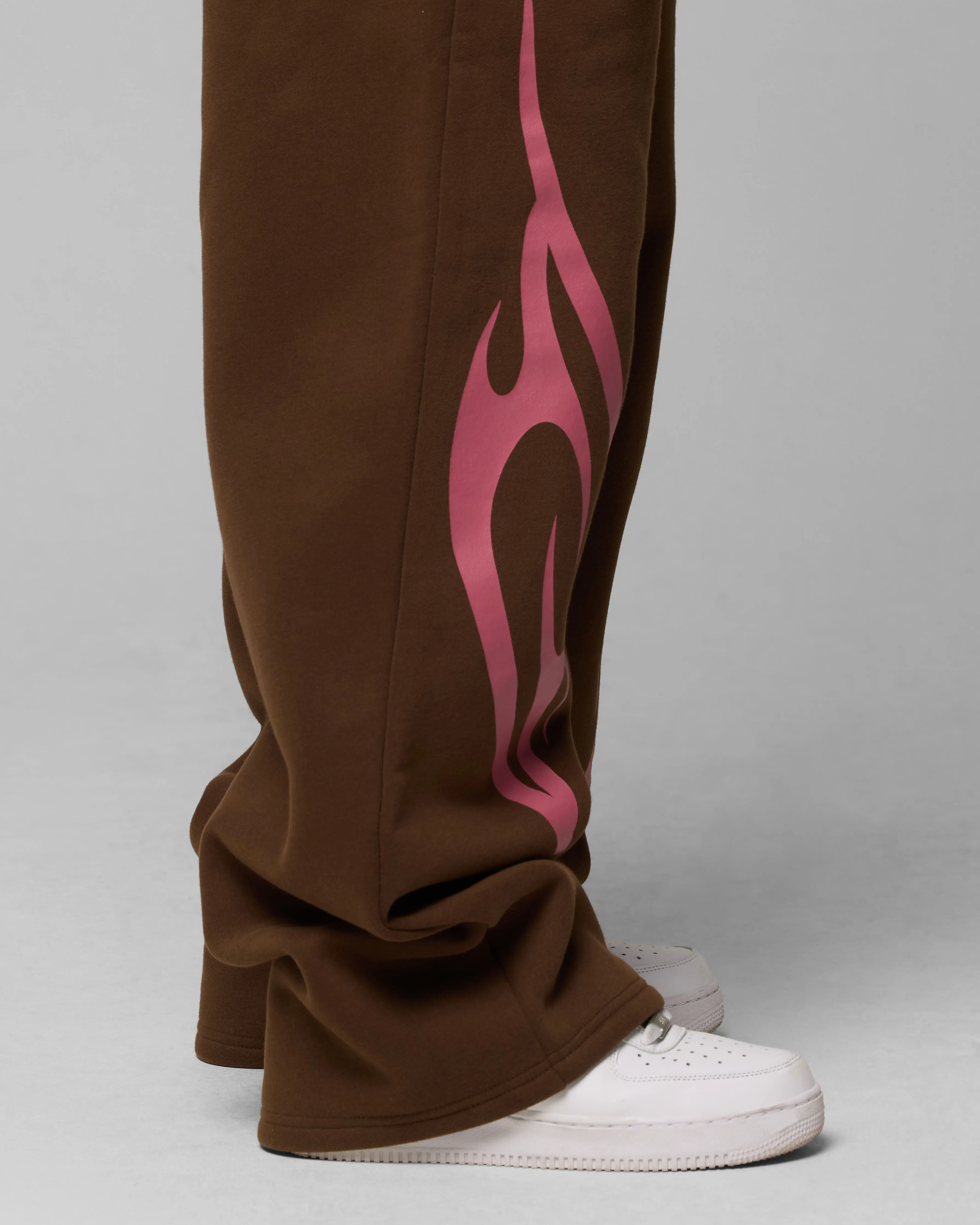 Loiter Cyber Sweat Pants Brown