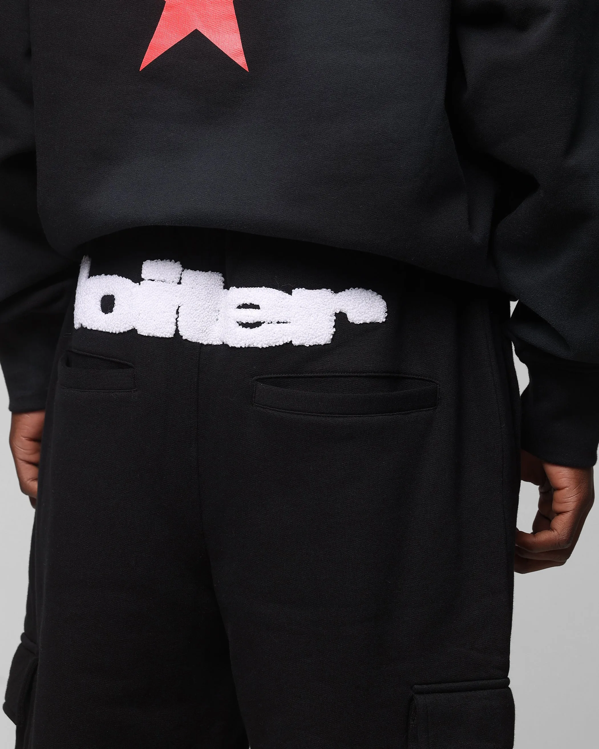 Loiter Premium Essentials Sweatpants Black/White