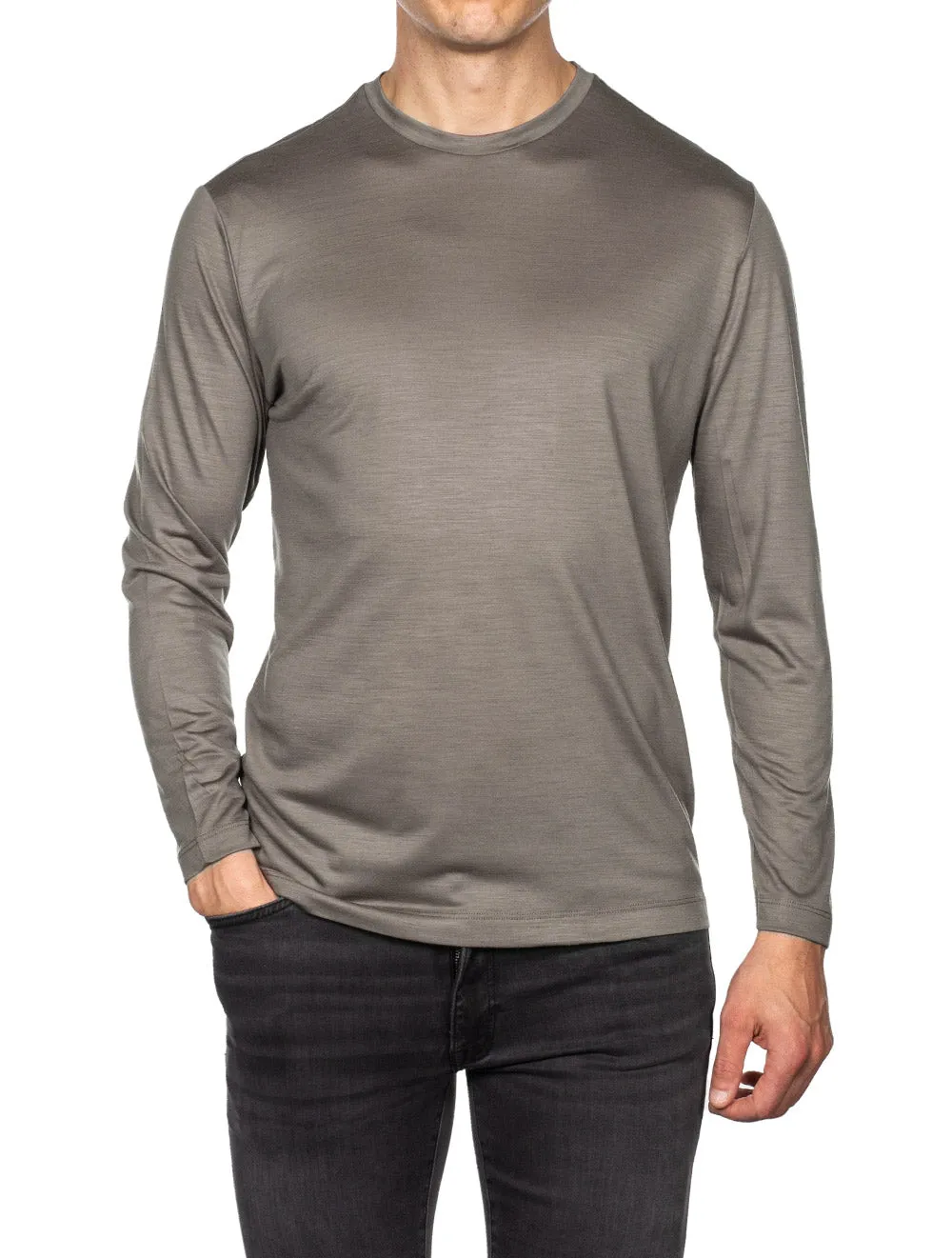 Long Sleeve T-Shirt Brown