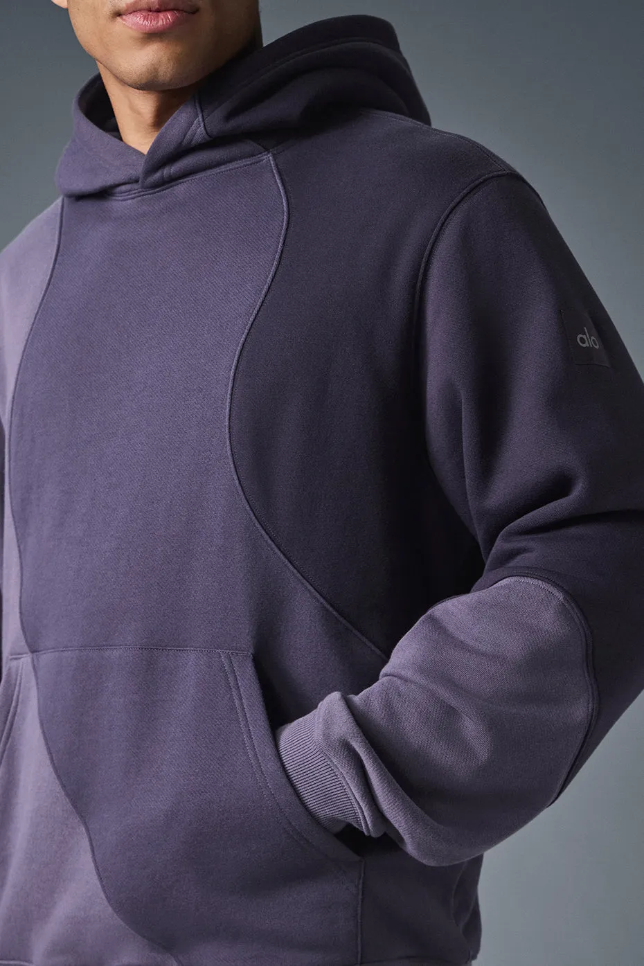 Make Waves Hoodie - Italian Plum Tonal