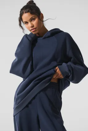 Make Waves Hoodie - Navy Tonal