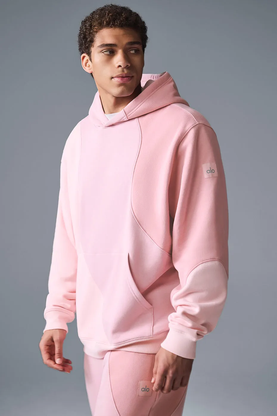 Make Waves Hoodie - Sunset Pink Tonal