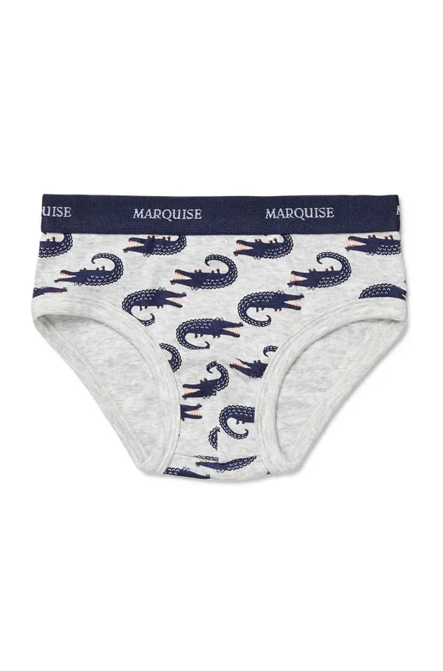 Marquise Boys Crocodile Underwear 2 Pack