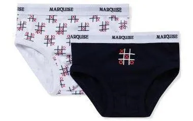 Marquise Boys NAVY & PRINT  2 Pack