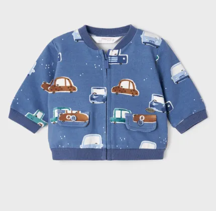 Mayoral Three Piece Cars Tracksuit