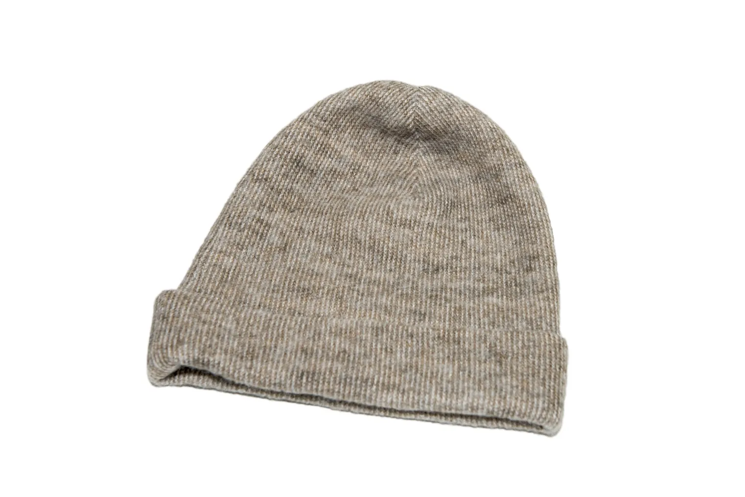 Melange Knit Beanie Cap - Long