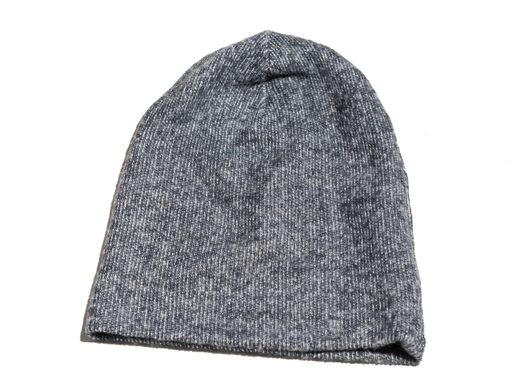 Melange Knit Beanie Cap - Long