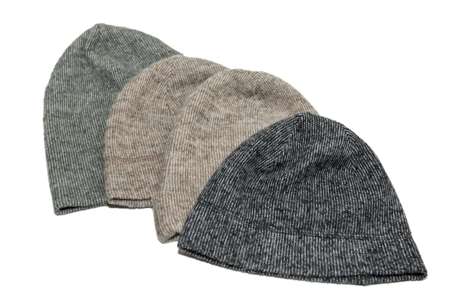 Melange Knit Beanie Cap - Long