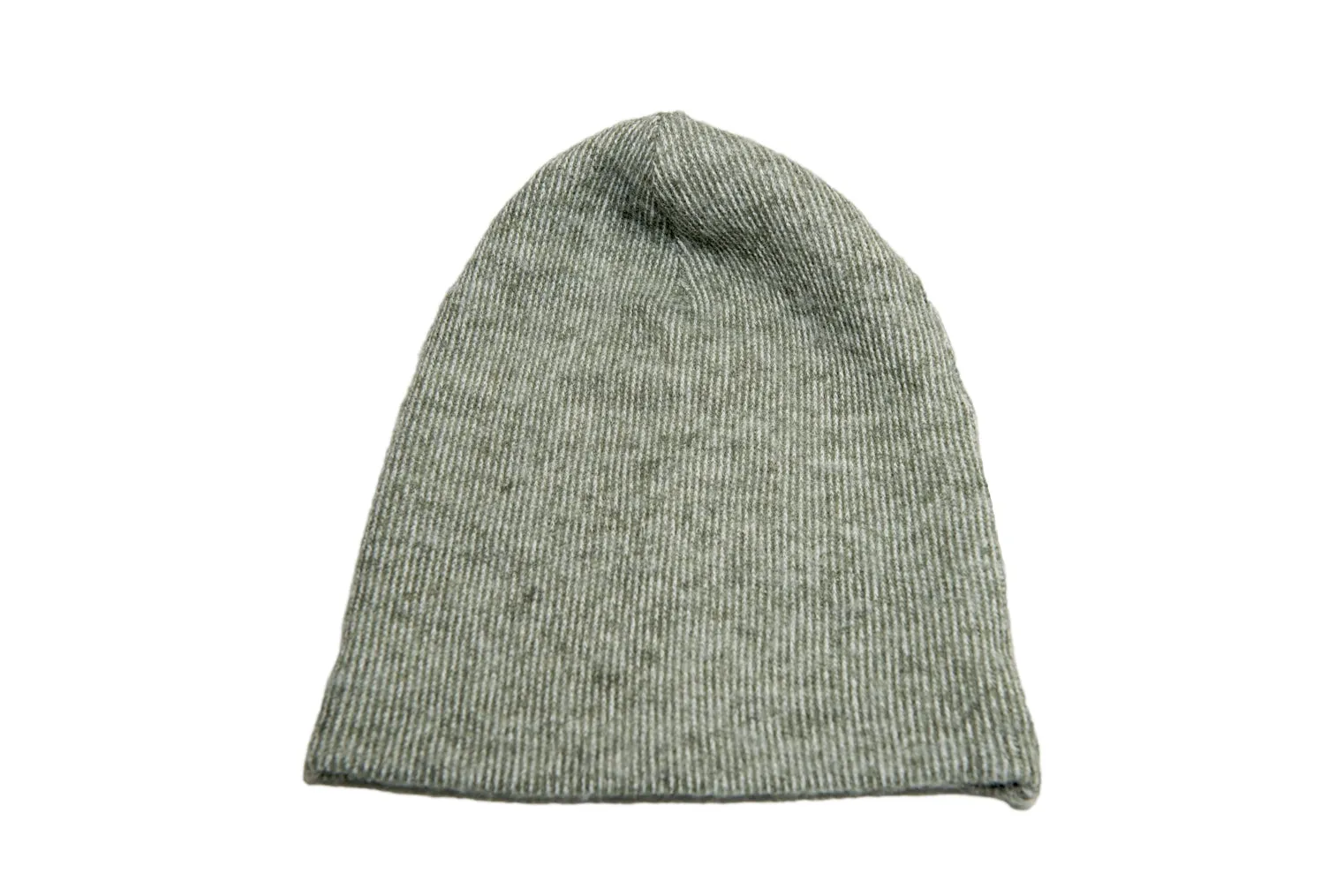 Melange Knit Beanie Cap - Long