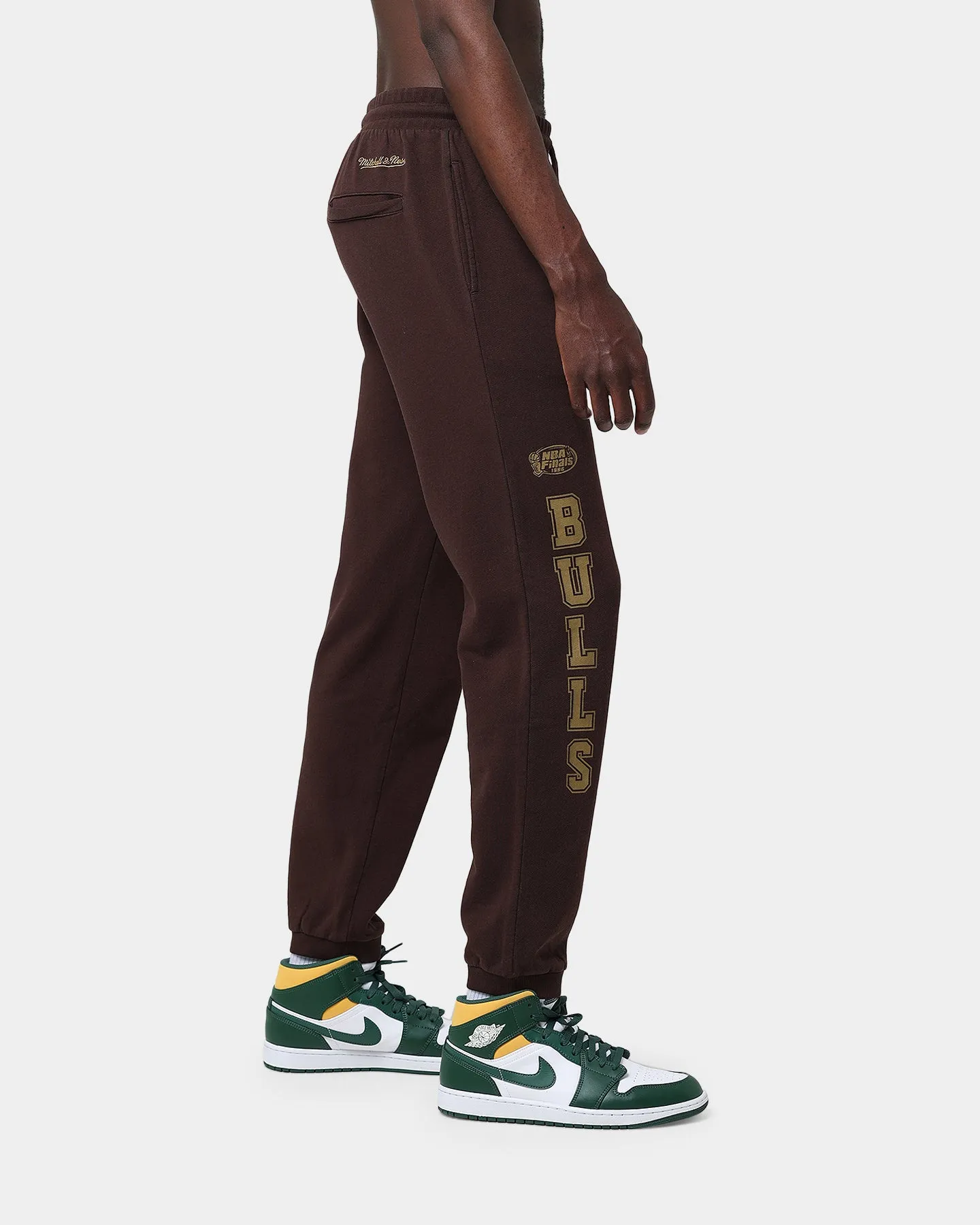 Mitchell & Ness Chicago Bulls Lux Brown Sweatpants Baroque Brown