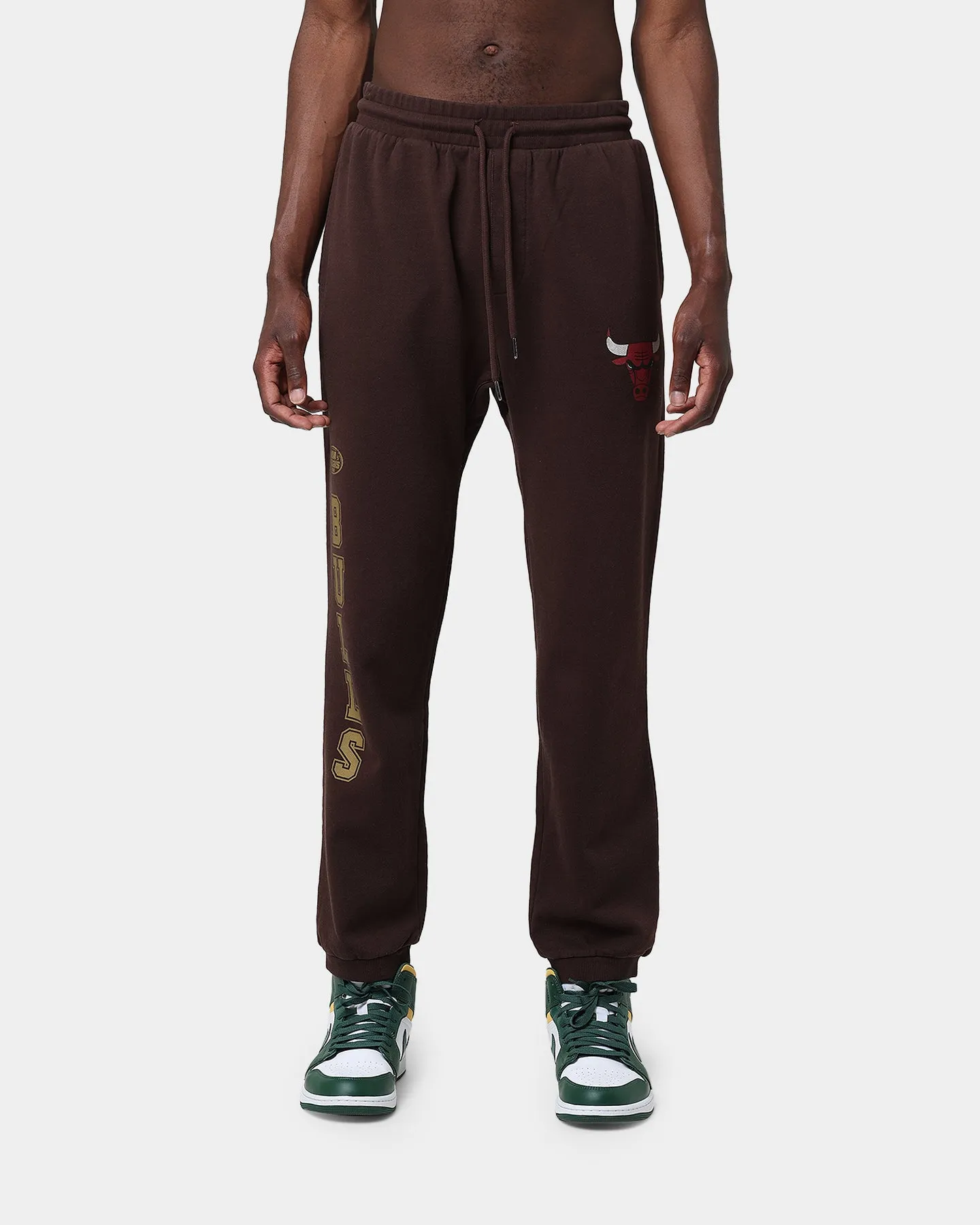 Mitchell & Ness Chicago Bulls Lux Brown Sweatpants Baroque Brown