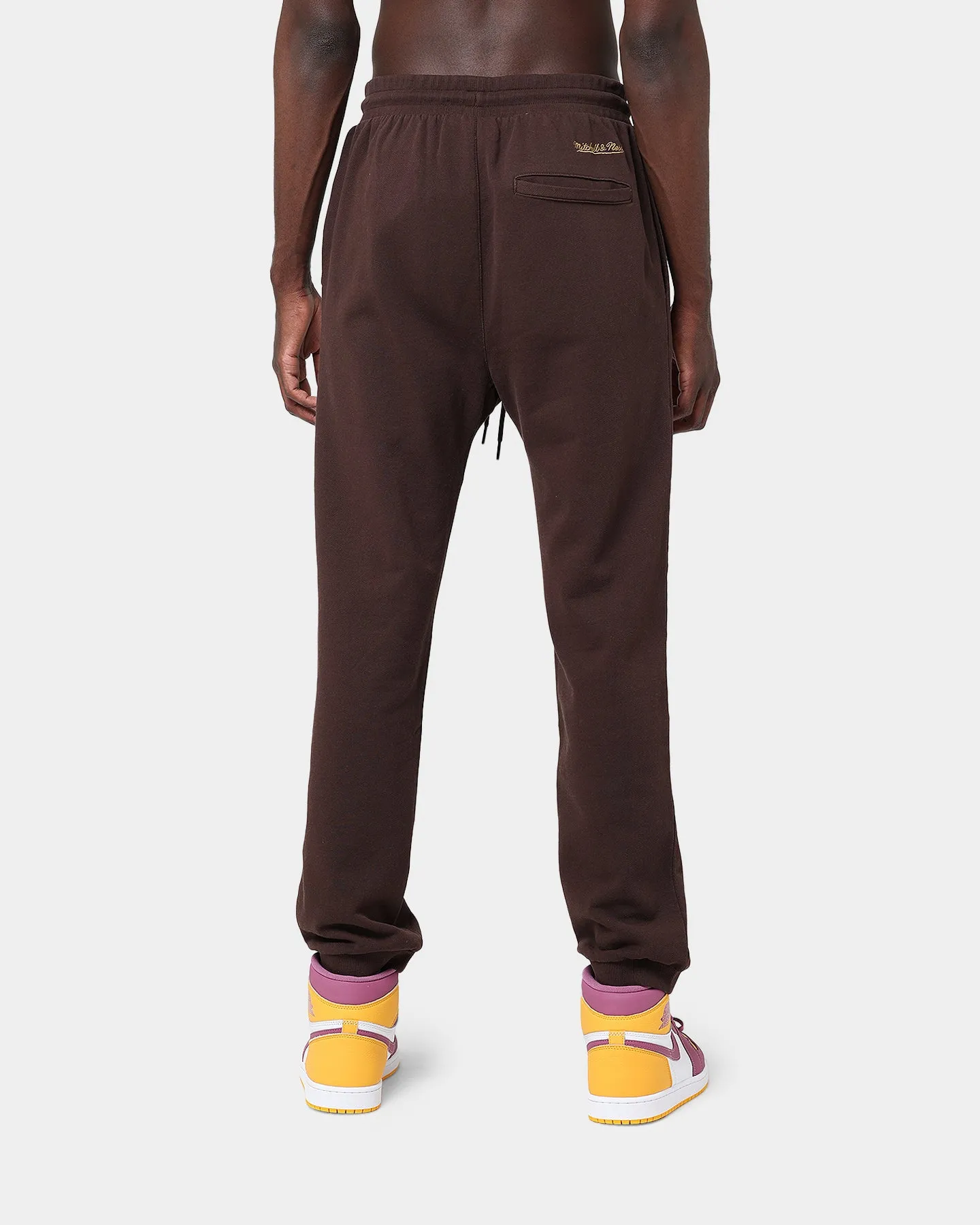 Mitchell & Ness Los Angeles Lakers Lux Brown Sweatpants Baroque Brown