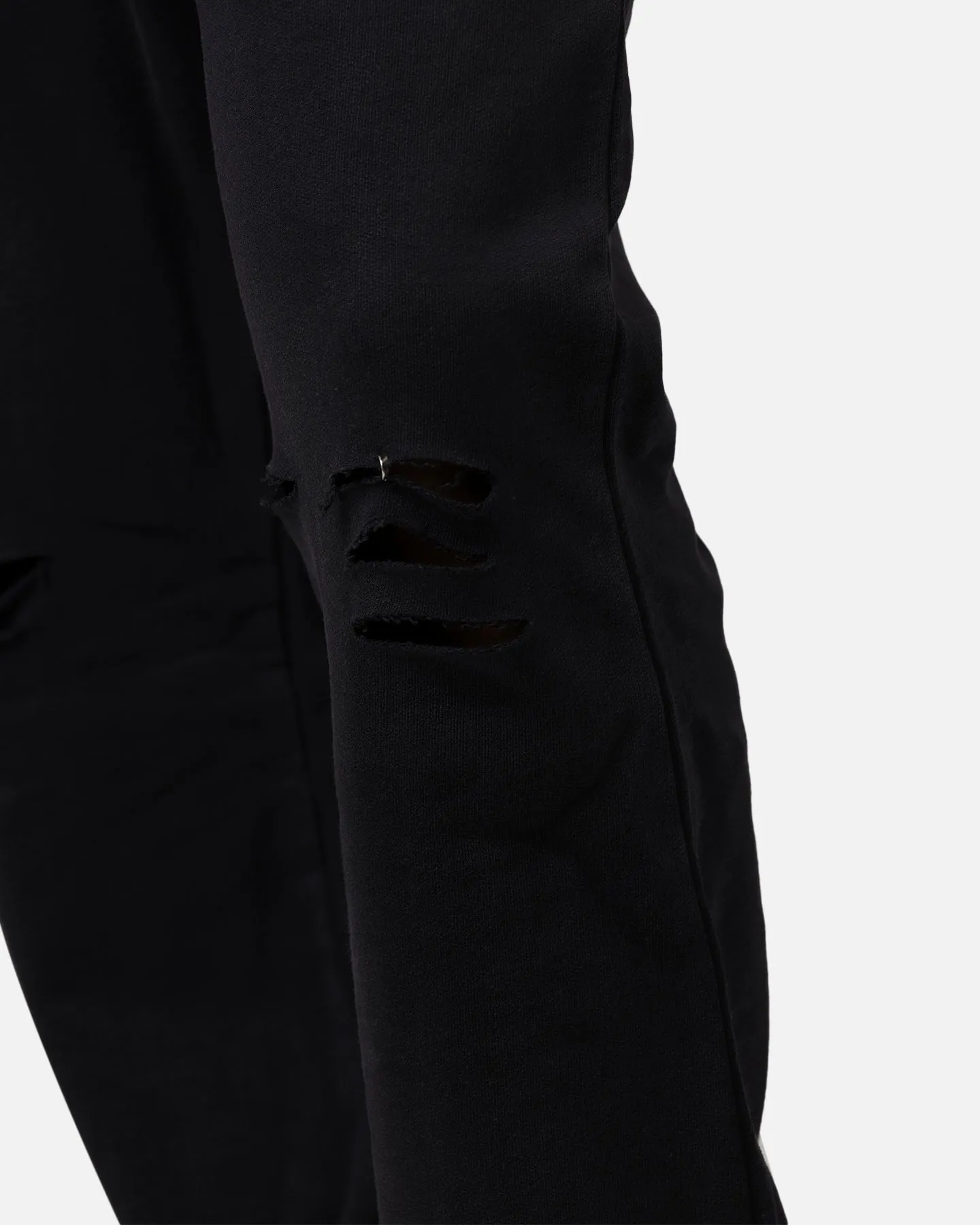 MNML Metal Ring Flared Sweatpants Black