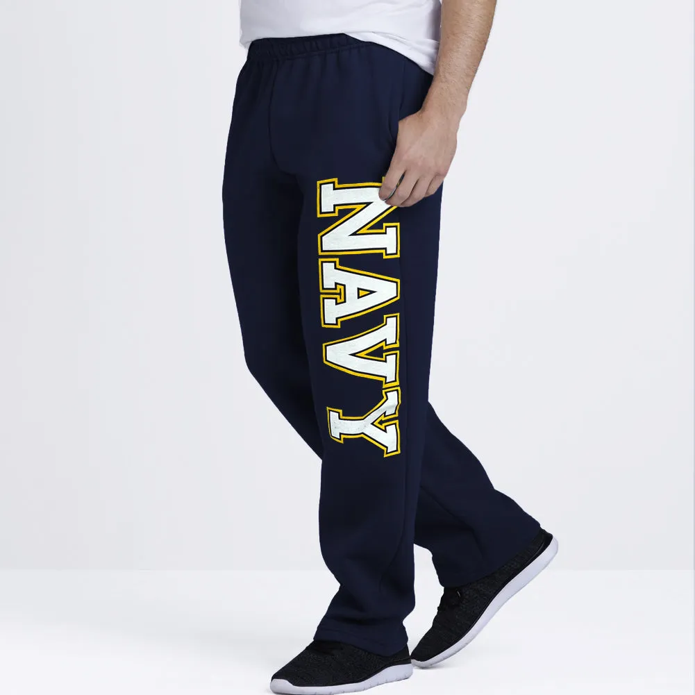 Navy Bold Block Sweatpant