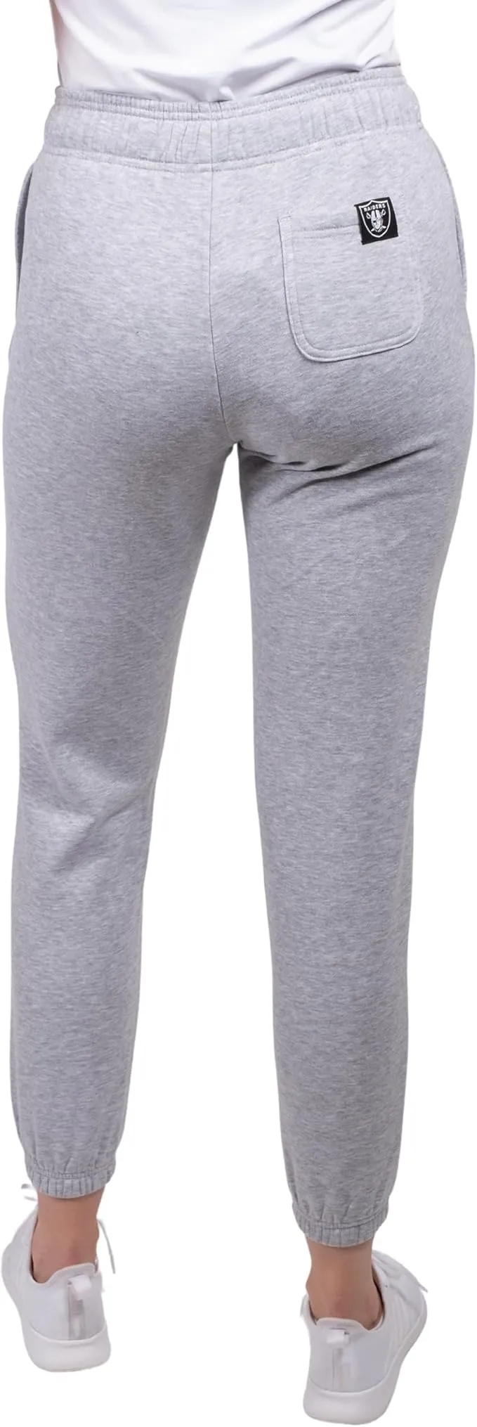 NFL Official Women's Super Soft Fleece Jogger Sweatpants|Las Vegas Raiders