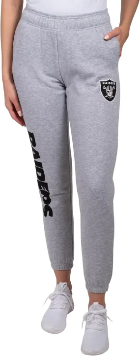 NFL Official Women's Super Soft Fleece Jogger Sweatpants|Las Vegas Raiders