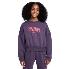 Nike Sportswear Trend Girls Cropped Fleece Sweatshirt