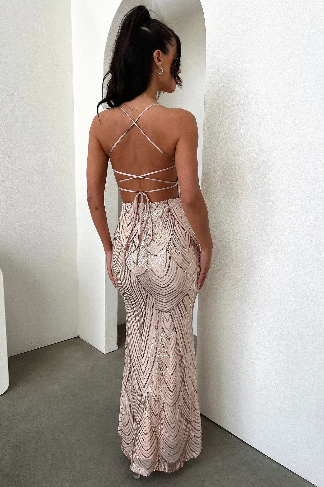 Nolan Maxi Dress - Gold