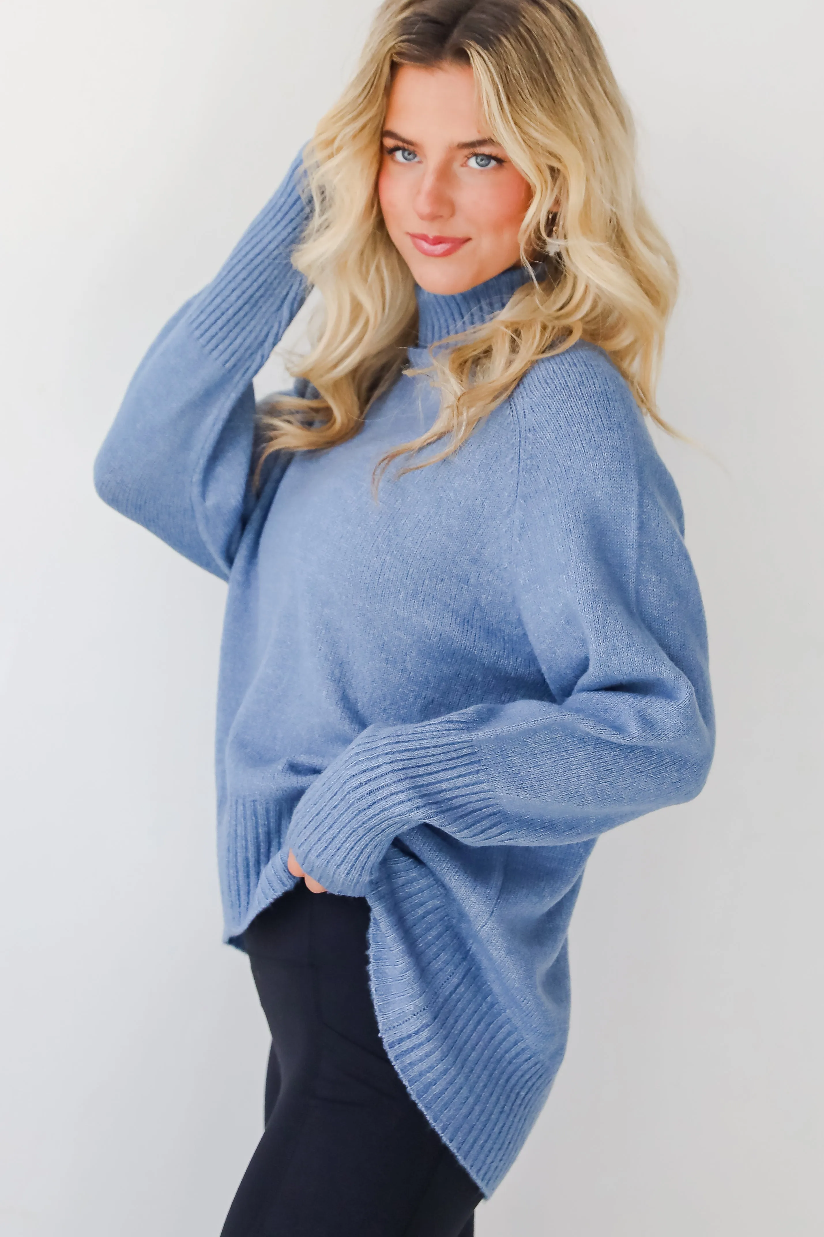 Notably Cozy Turtleneck Oversized Sweater - DOORBUSTER