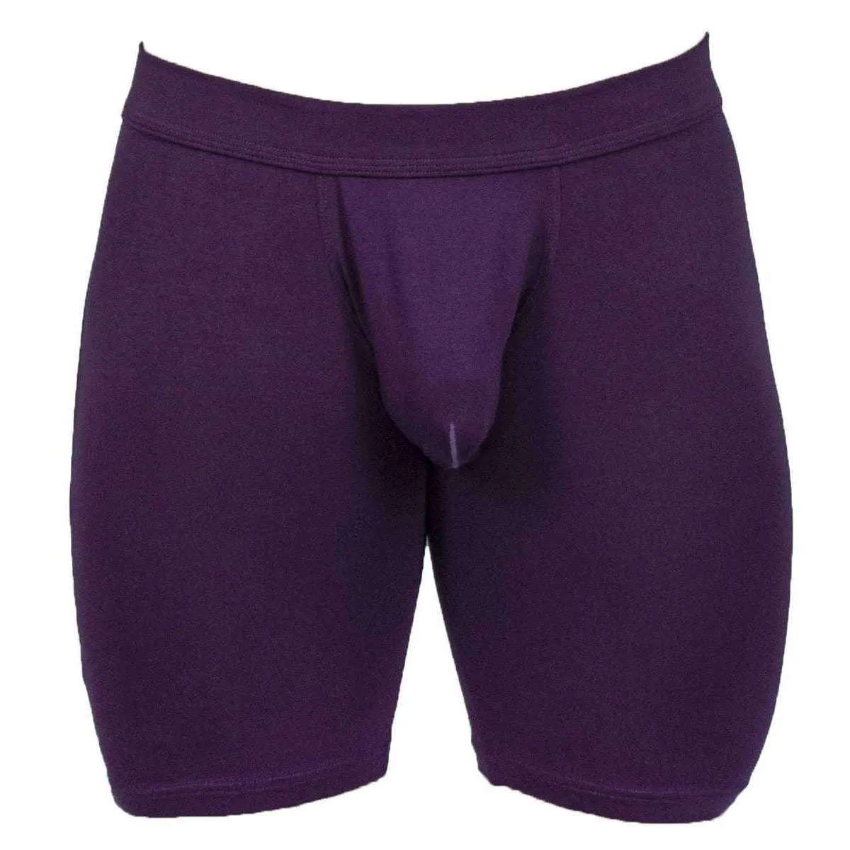 Obviously EliteMan Boxer Brief 9inch Leg - Purple