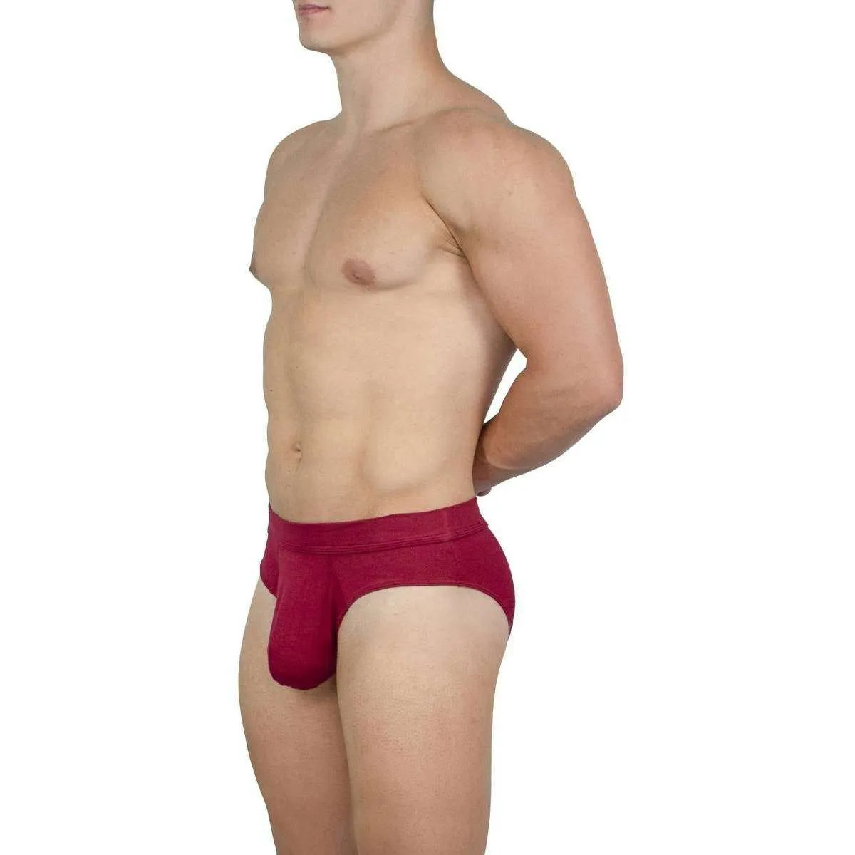 Obviously EliteMan Brief - Maroon Red